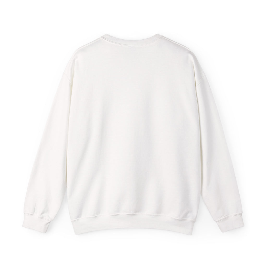 Mr Fook - Minimalist White Sweatshirt with Red Double Stripe Pocket Accent