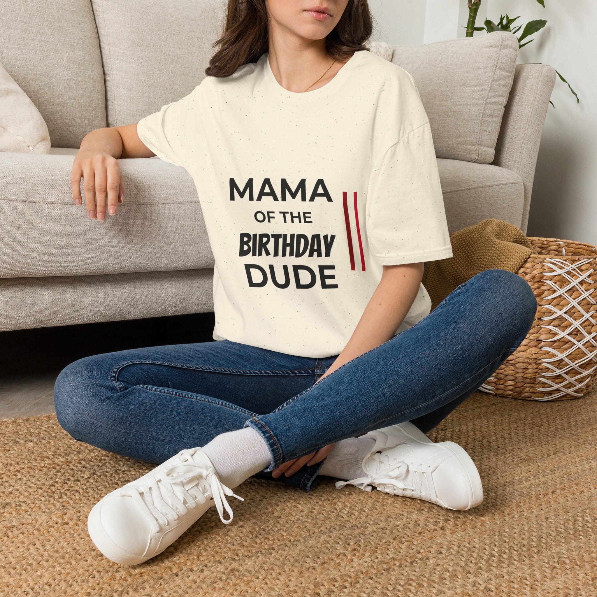 Mama of the Birthday Dude T-Shirt — Funny Mom Birthday Tee