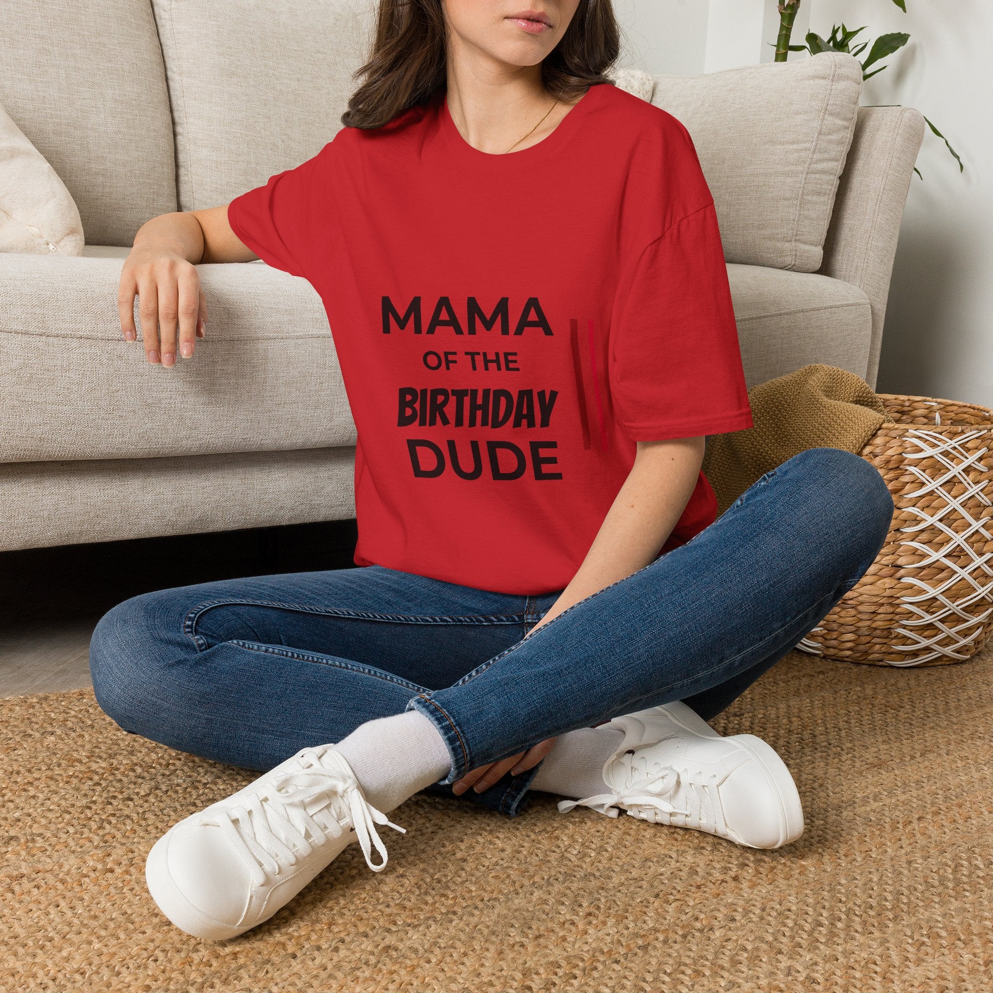 Mama of the Birthday Dude T-Shirt — Funny Mom Birthday Tee