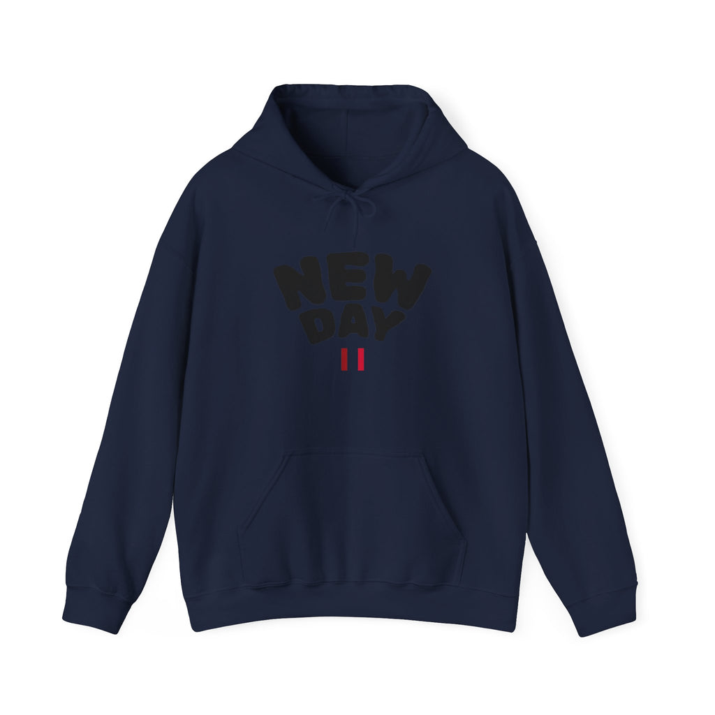 Sudadera minimalista personalizada — Sudadera blanca "New Day"