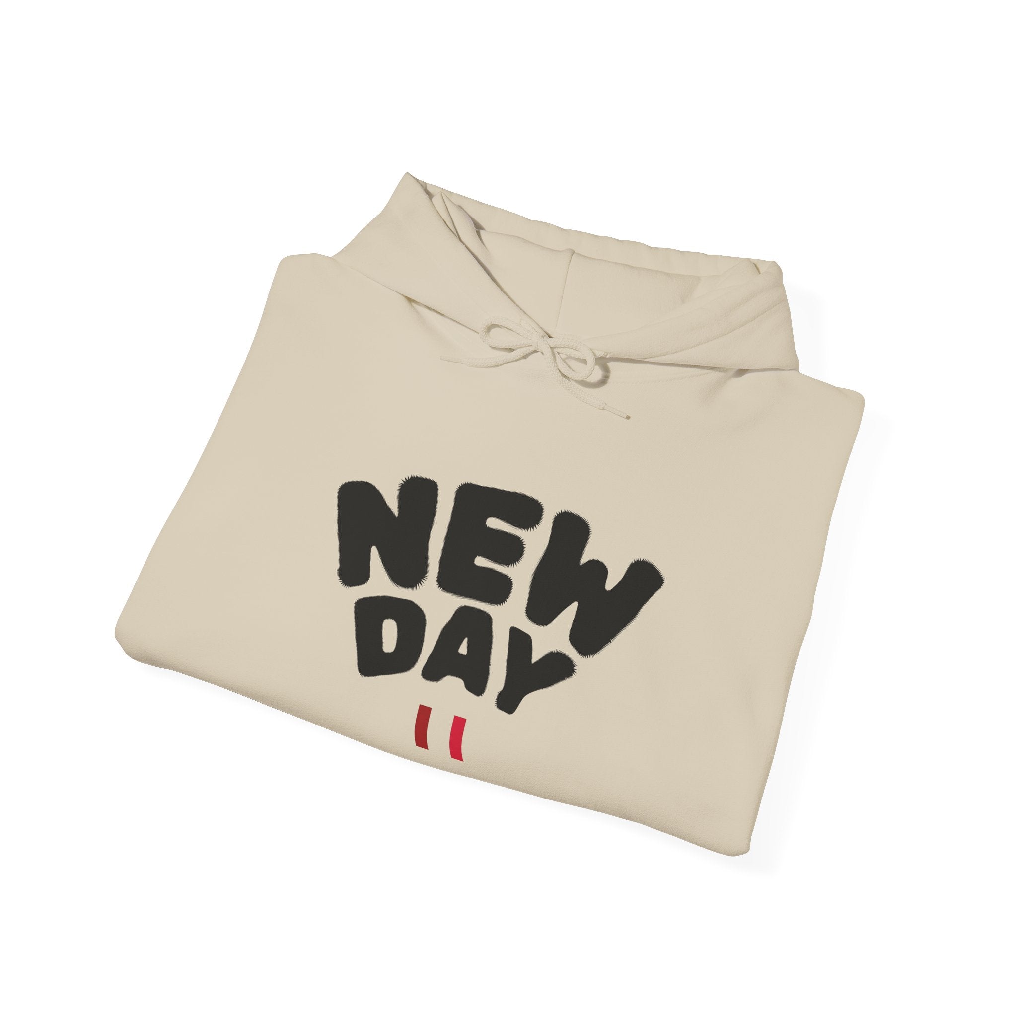Sudadera minimalista personalizada — Sudadera blanca "New Day"