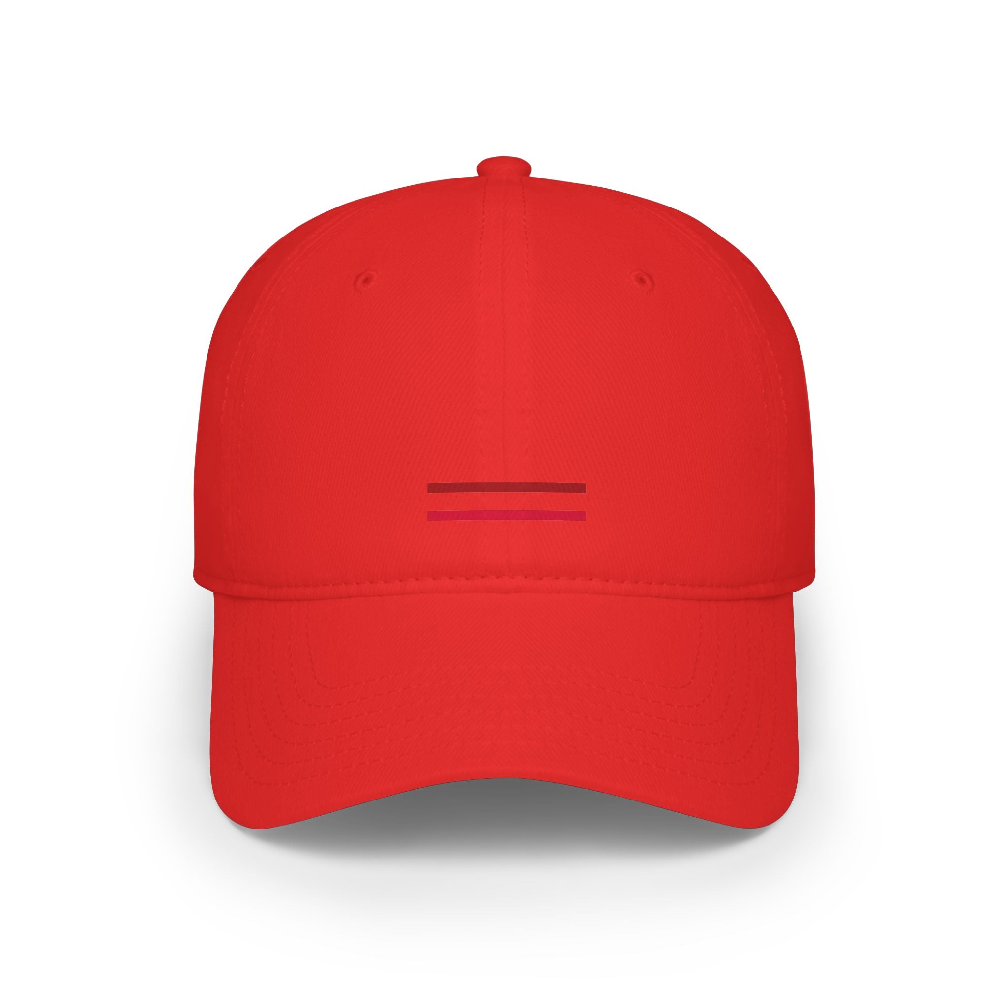 Mr Fook - Minimalist Red Baseball Cap