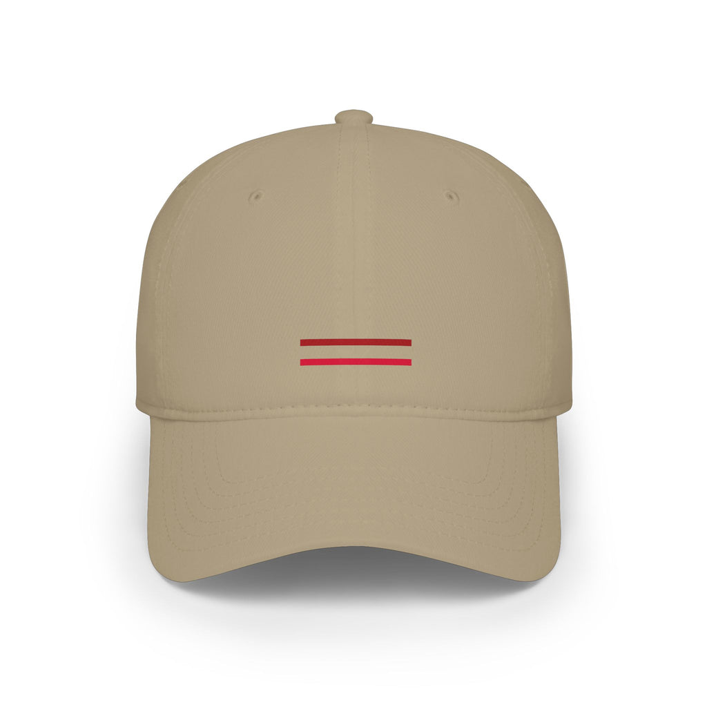 Mr Fook - Minimalist Red Baseball Cap
