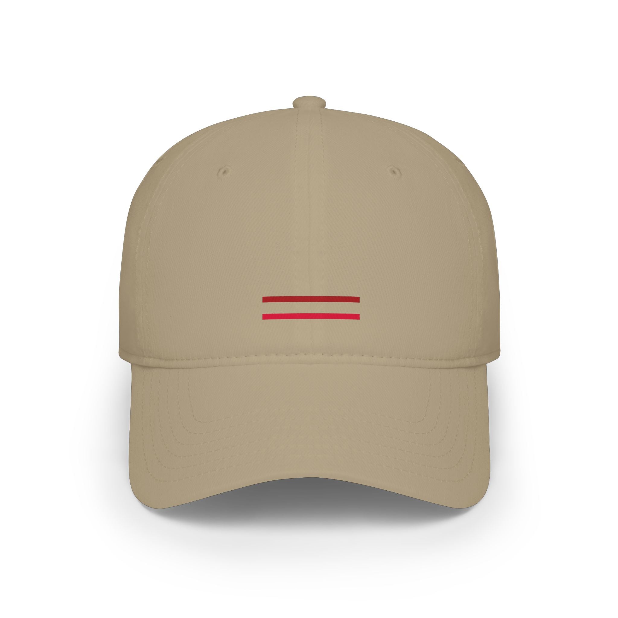 Mr Fook - Minimalist Red Baseball Cap