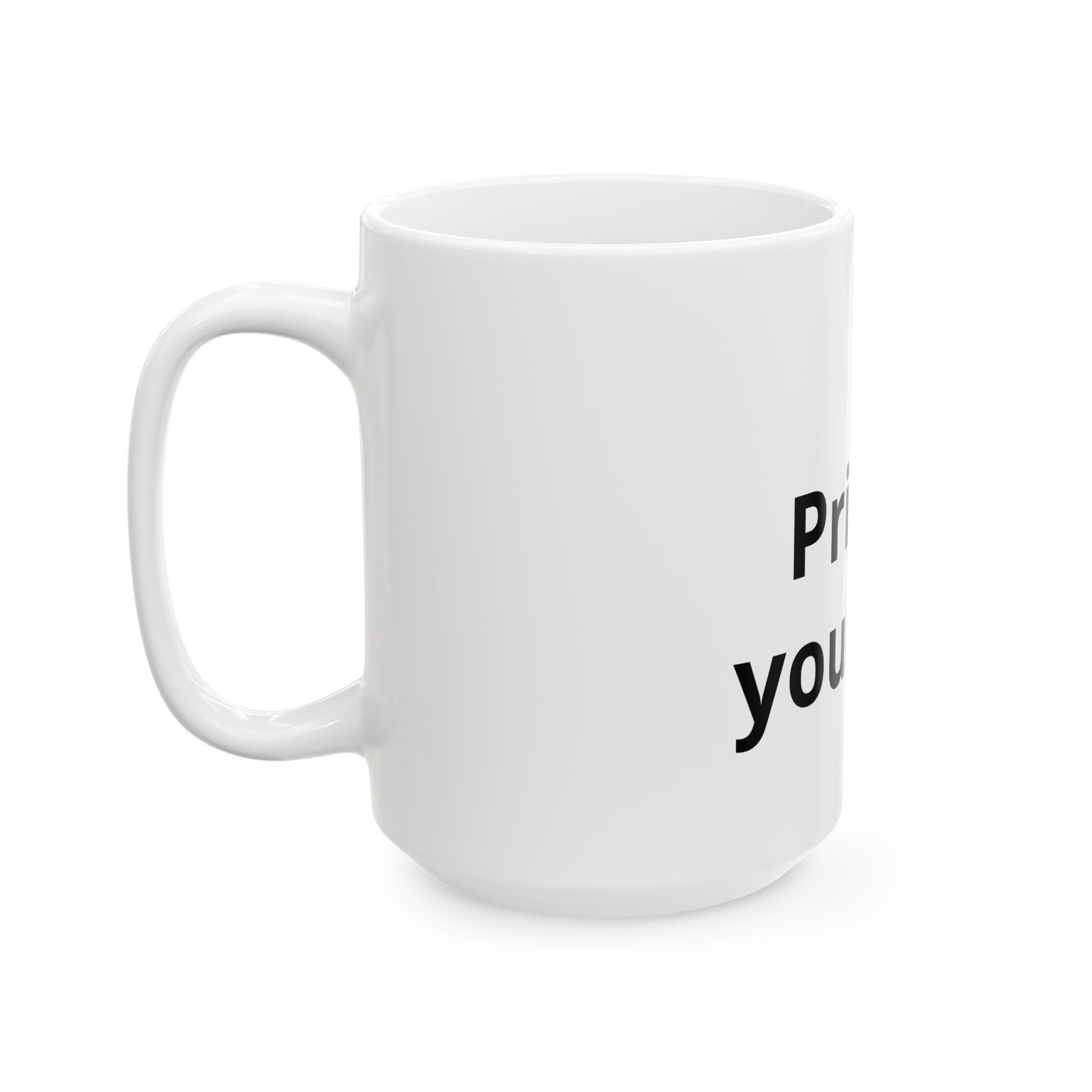 Taza de cerámica – Taza de café con el estampado "Print It Your Way" (325 ml y 444 ml)