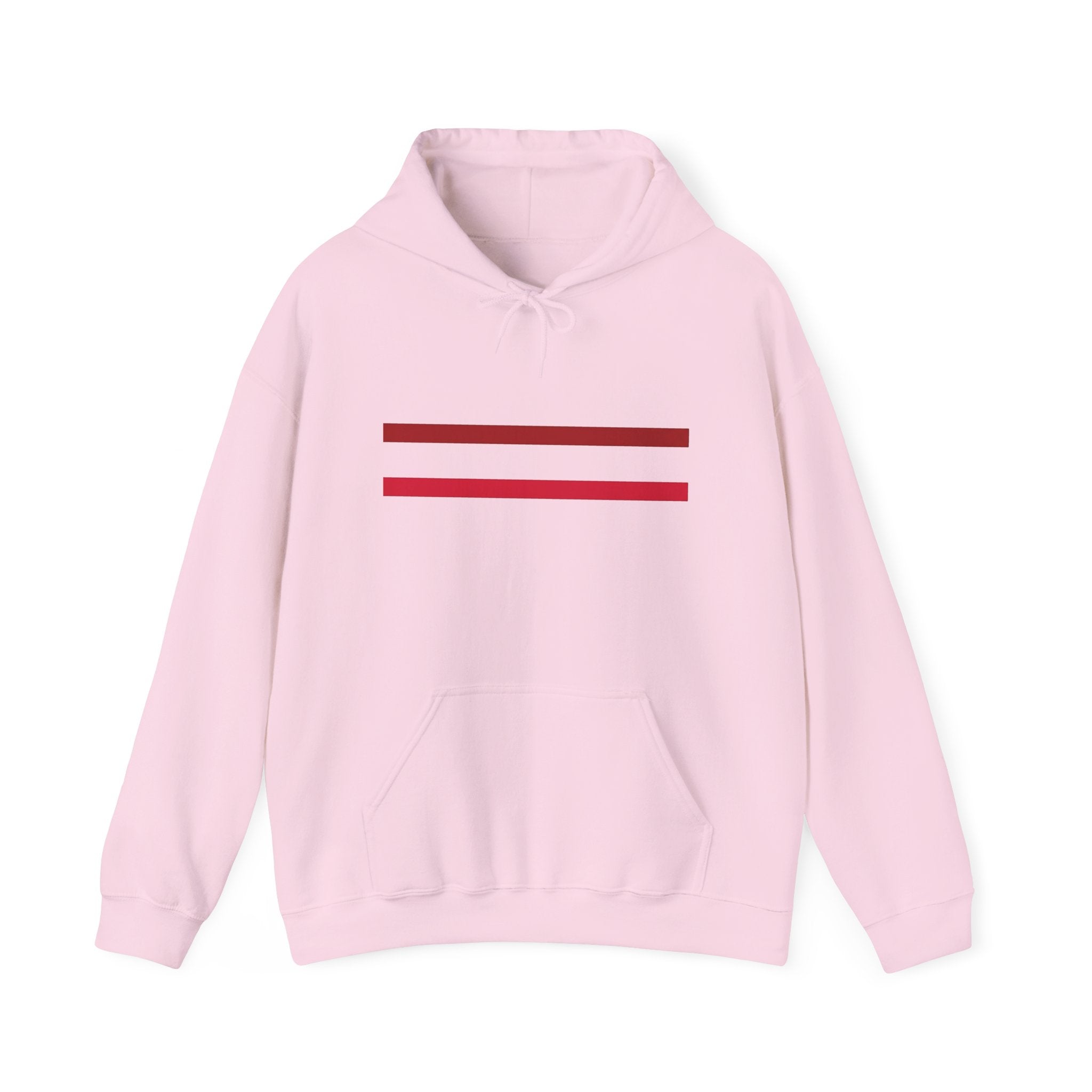 Mr Fook - Original  Minimalist Red Stripe Hoodie
