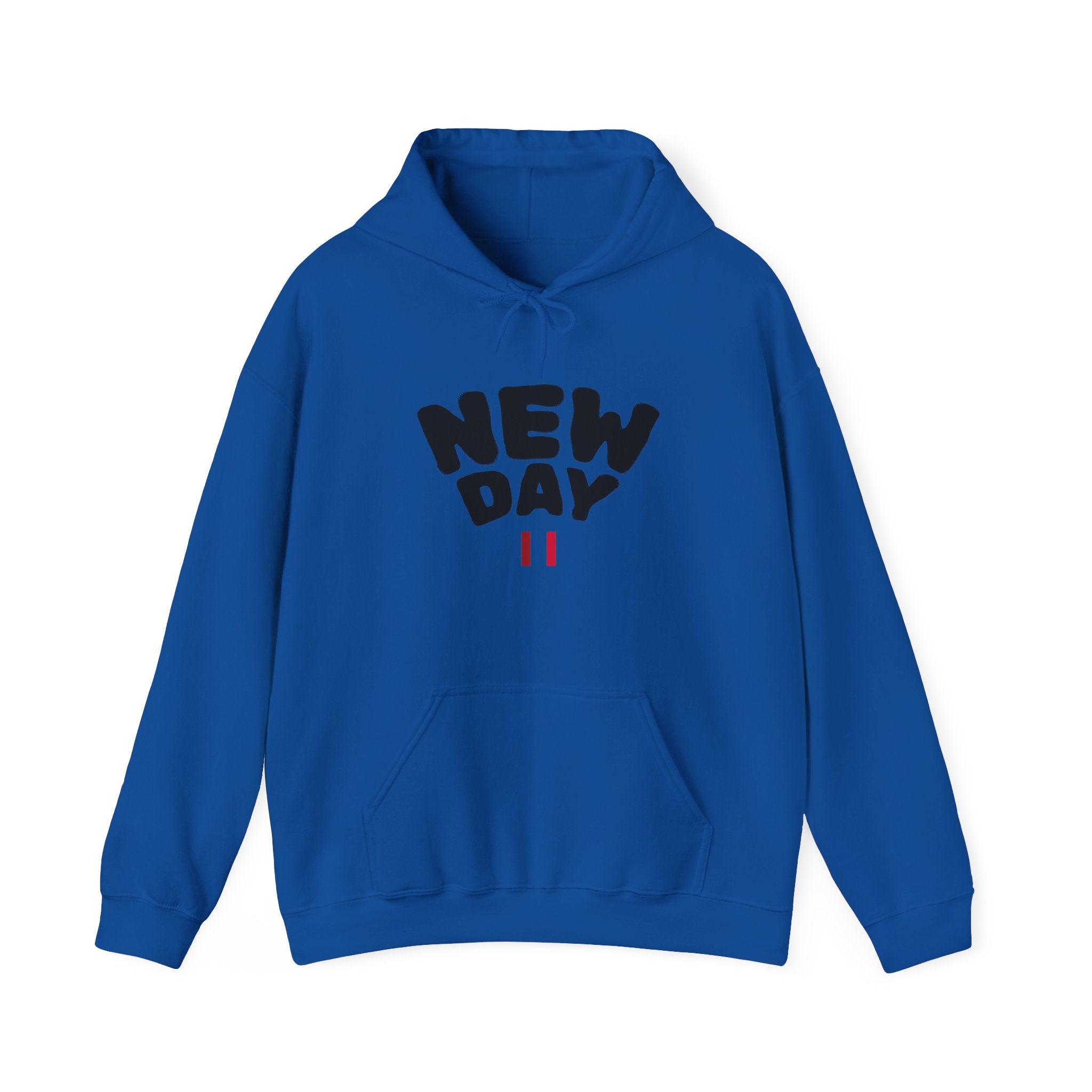 Custom Minimalist Hoodie — "New Day" White Pullover