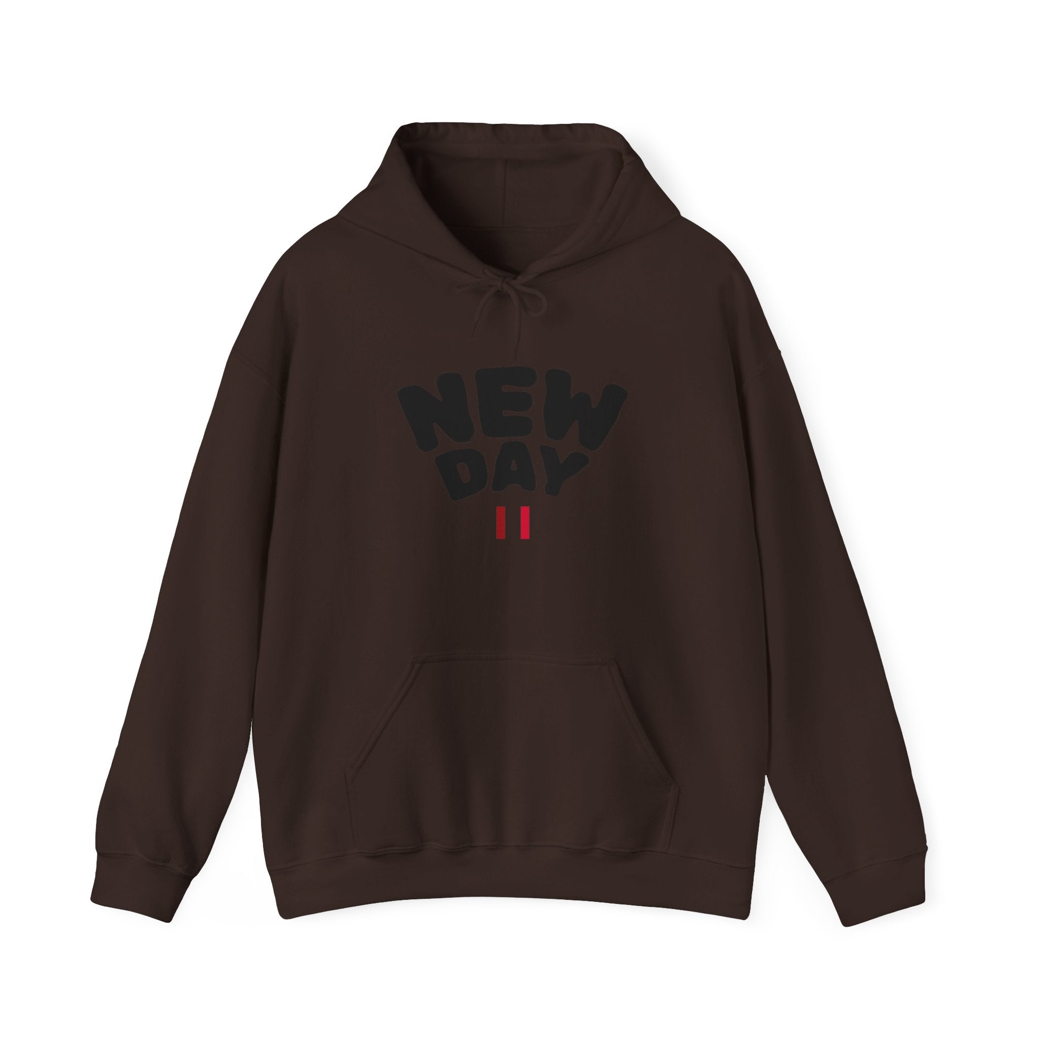 Custom Minimalist Hoodie — "New Day" White Pullover