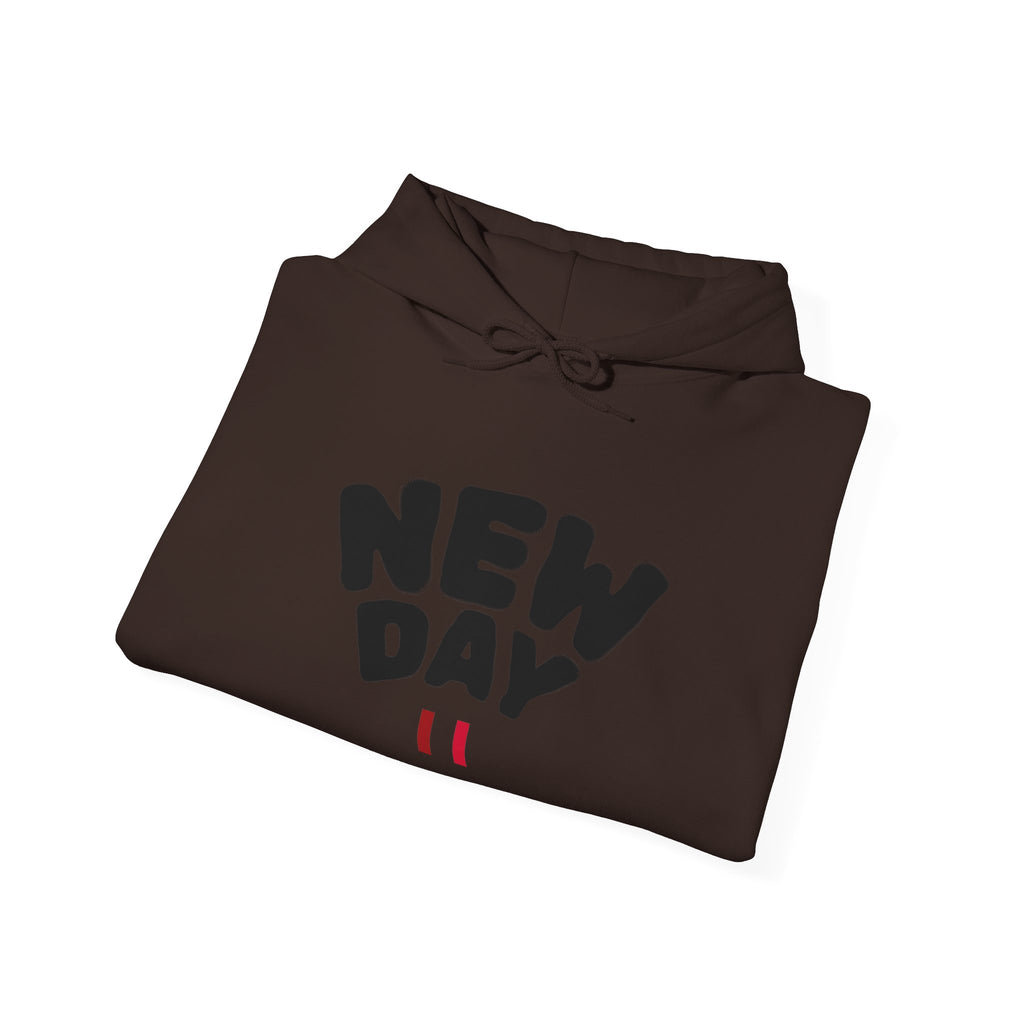 Sudadera minimalista personalizada — Sudadera blanca "New Day"
