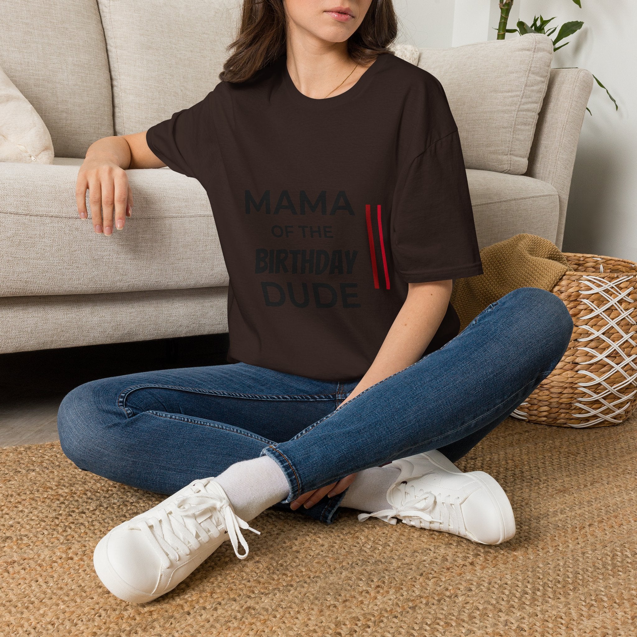 Mama of the Birthday Dude T-Shirt — Funny Mom Birthday Tee