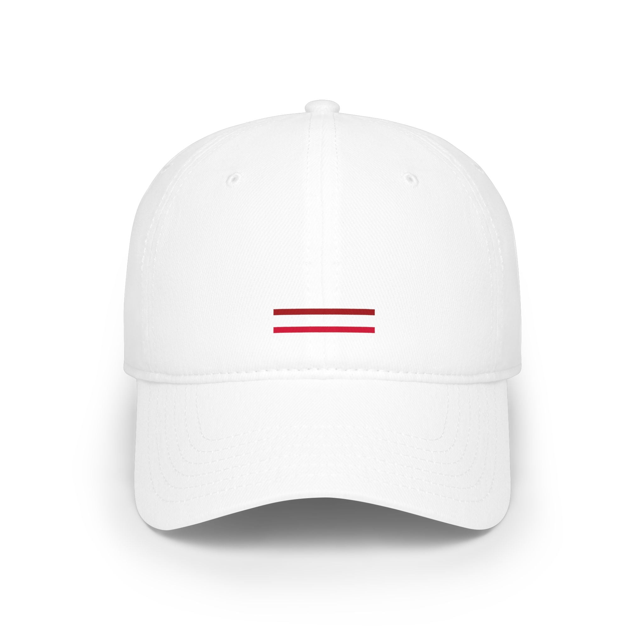 Mr Fook - Minimalist Red Baseball Cap