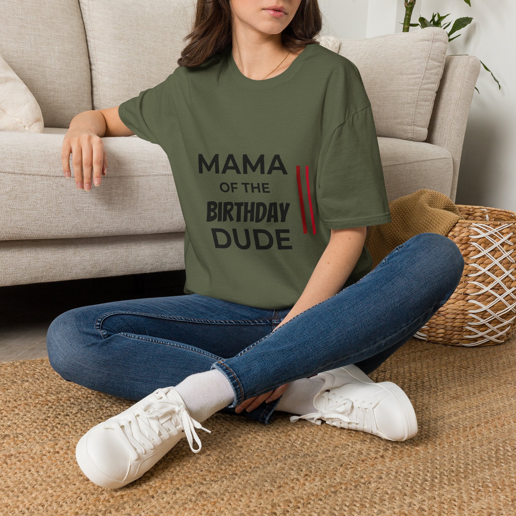 Mama of the Birthday Dude T-Shirt — Funny Mom Birthday Tee