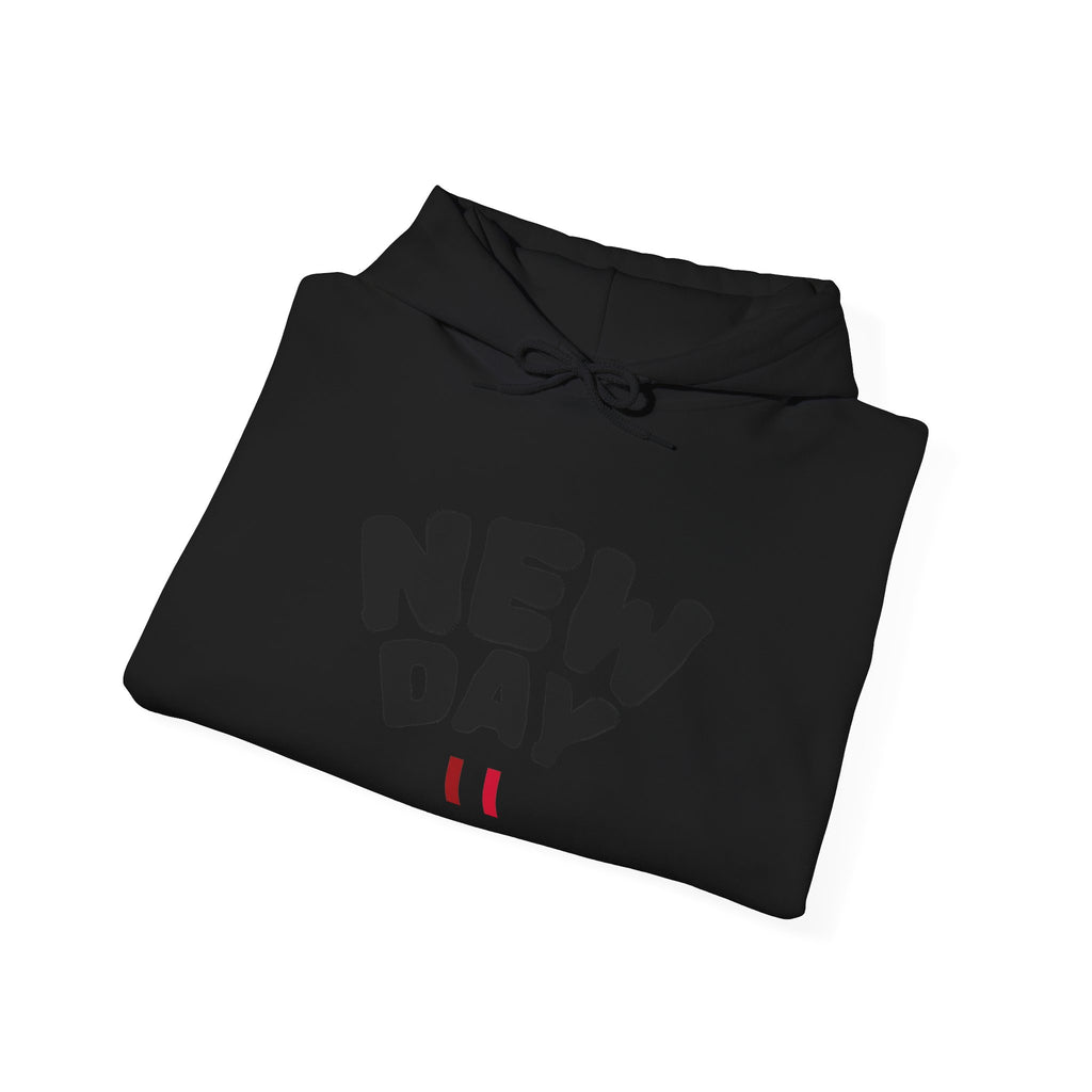 Sudadera minimalista personalizada — Sudadera blanca "New Day"