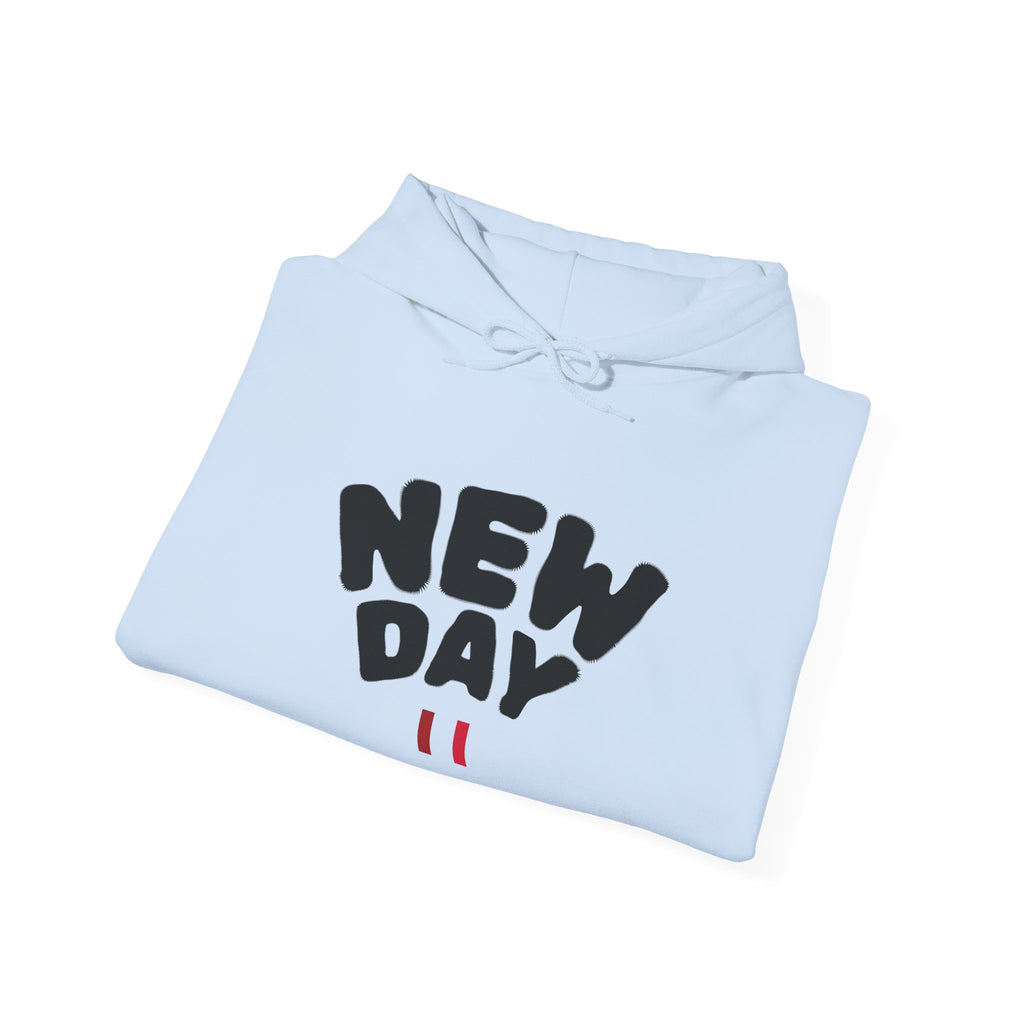 Sudadera minimalista personalizada — Sudadera blanca "New Day"