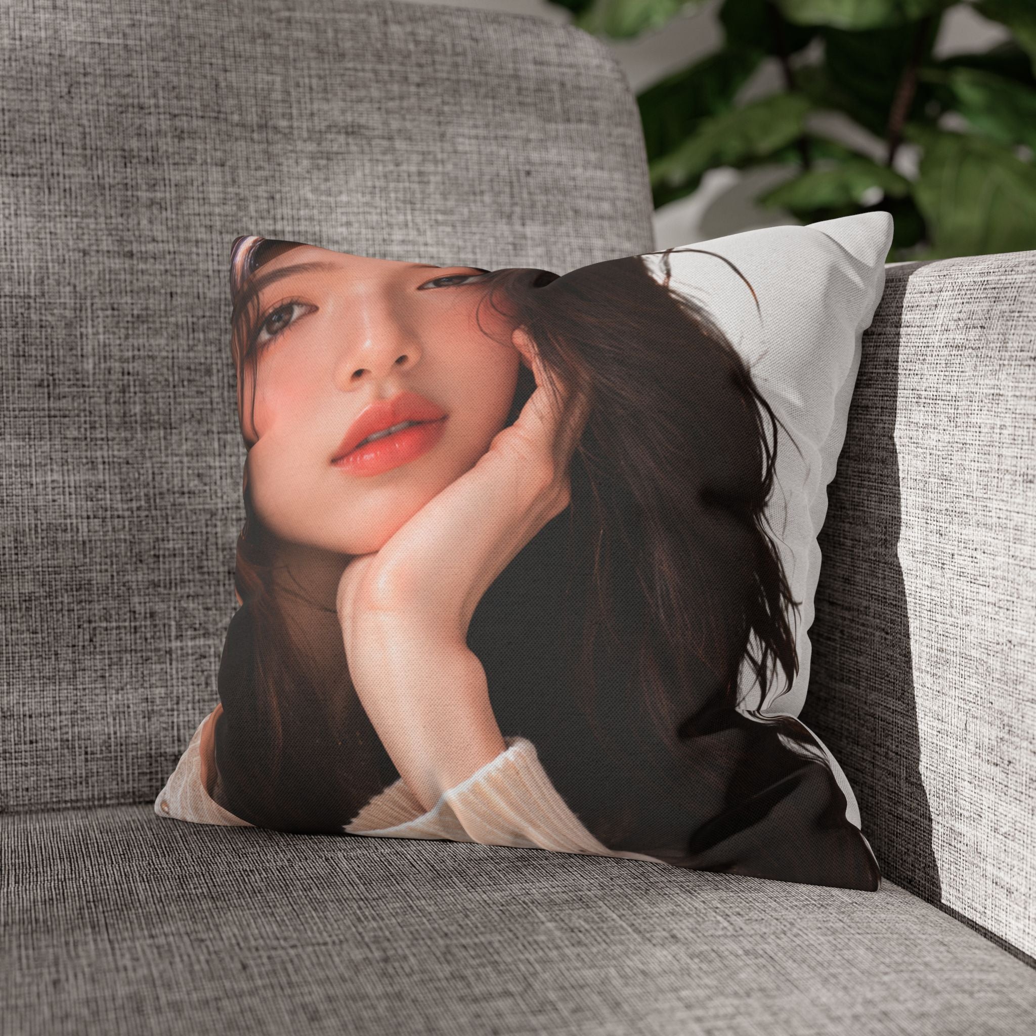Melody - Spun Polyester Square Pillowcase