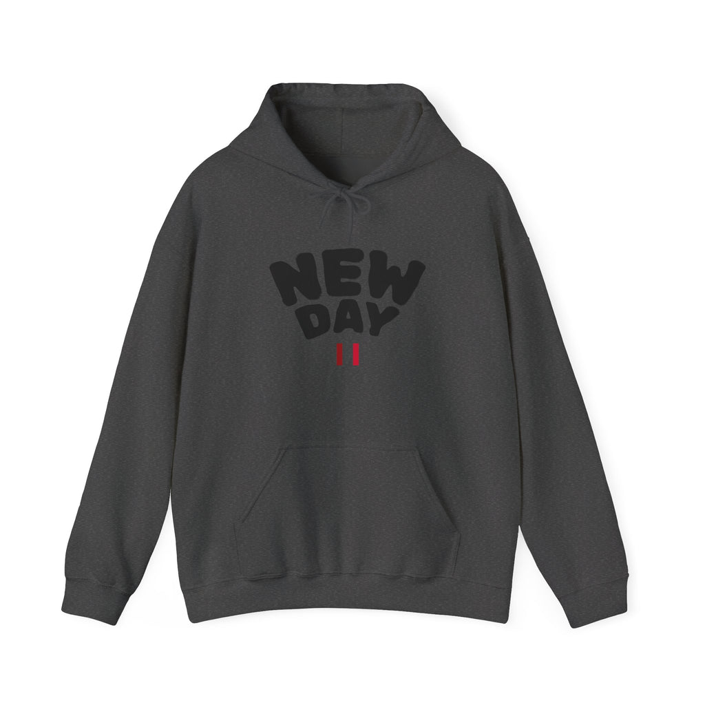 Sudadera minimalista personalizada — Sudadera blanca "New Day"