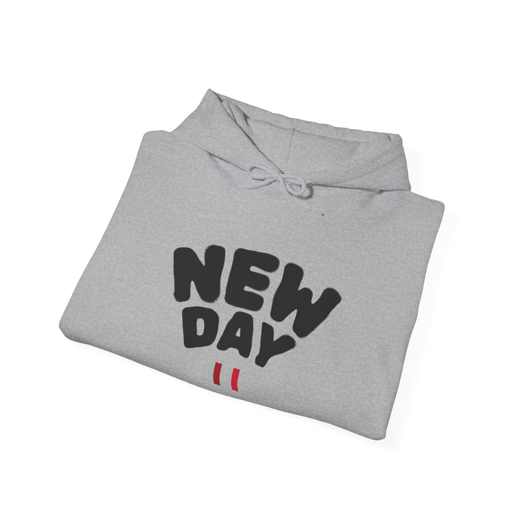 Sudadera minimalista personalizada — Sudadera blanca "New Day"