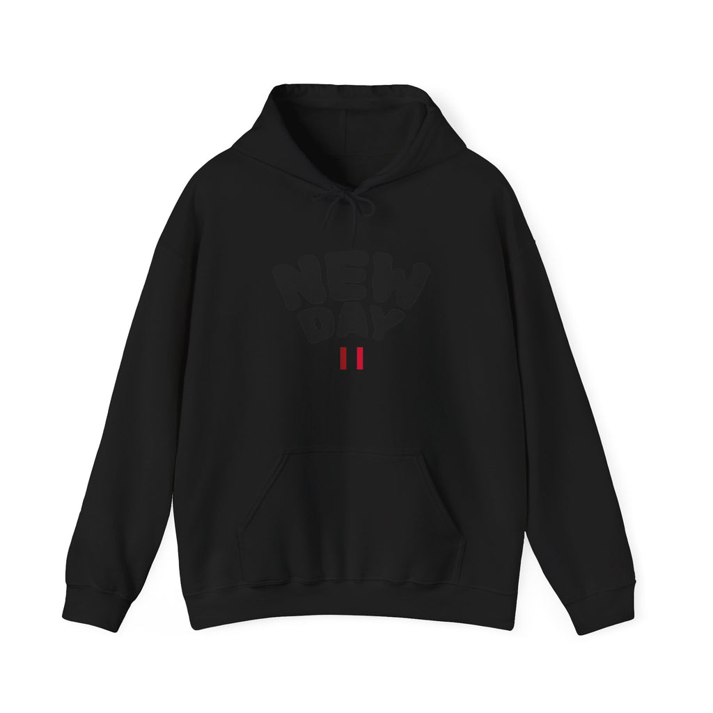 Sudadera minimalista personalizada — Sudadera blanca "New Day"
