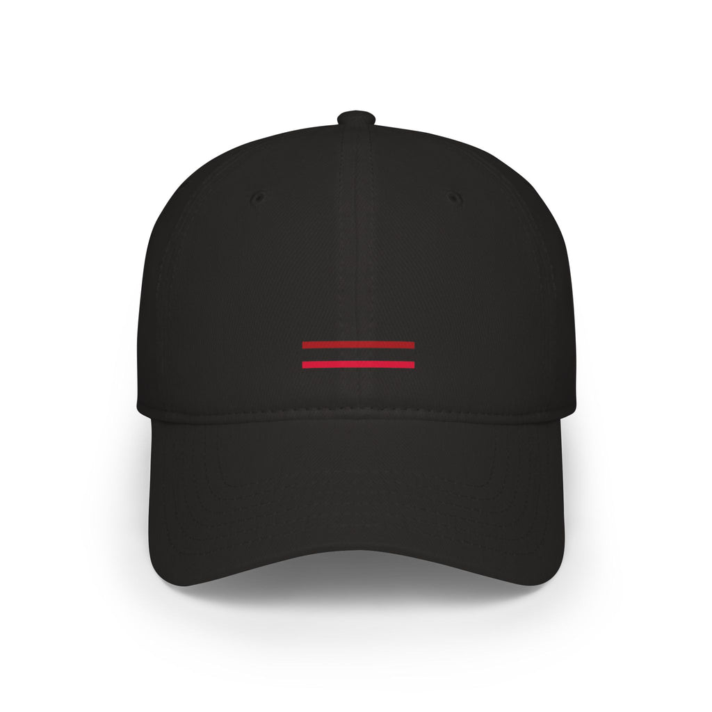 Mr Fook - Minimalist Red Baseball Cap