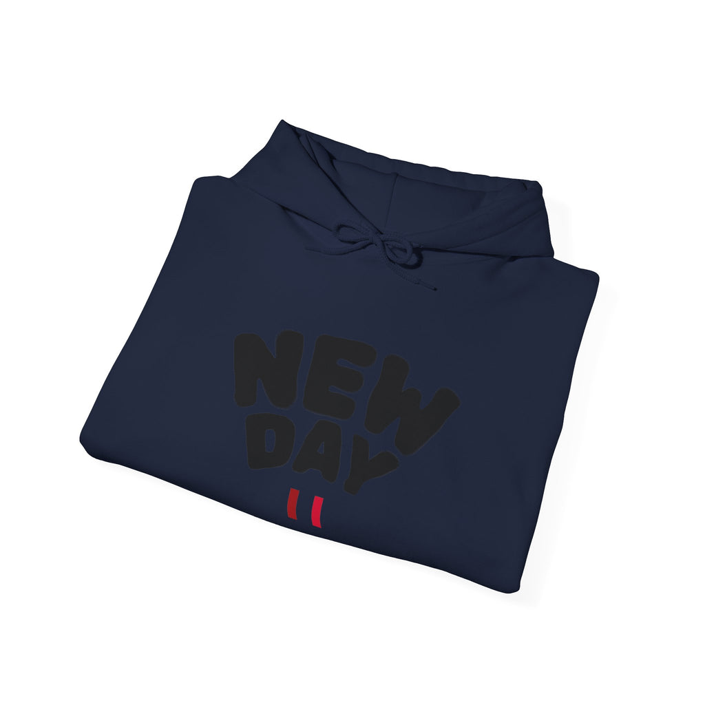 Sudadera minimalista personalizada — Sudadera blanca "New Day"