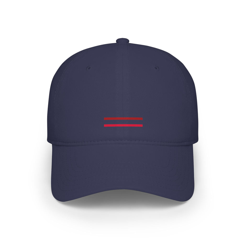 Mr Fook - Minimalist Red Baseball Cap