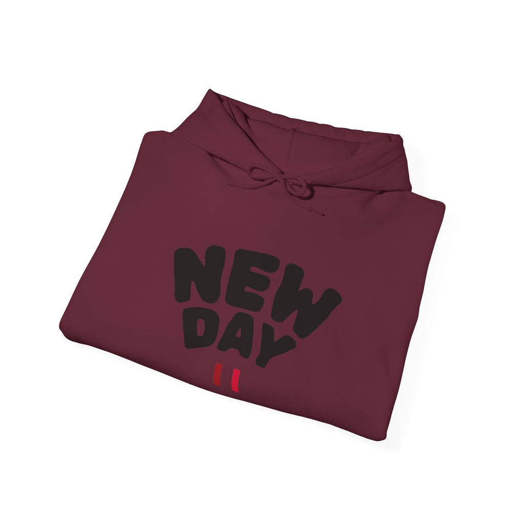 Sudadera minimalista personalizada — Sudadera blanca "New Day"