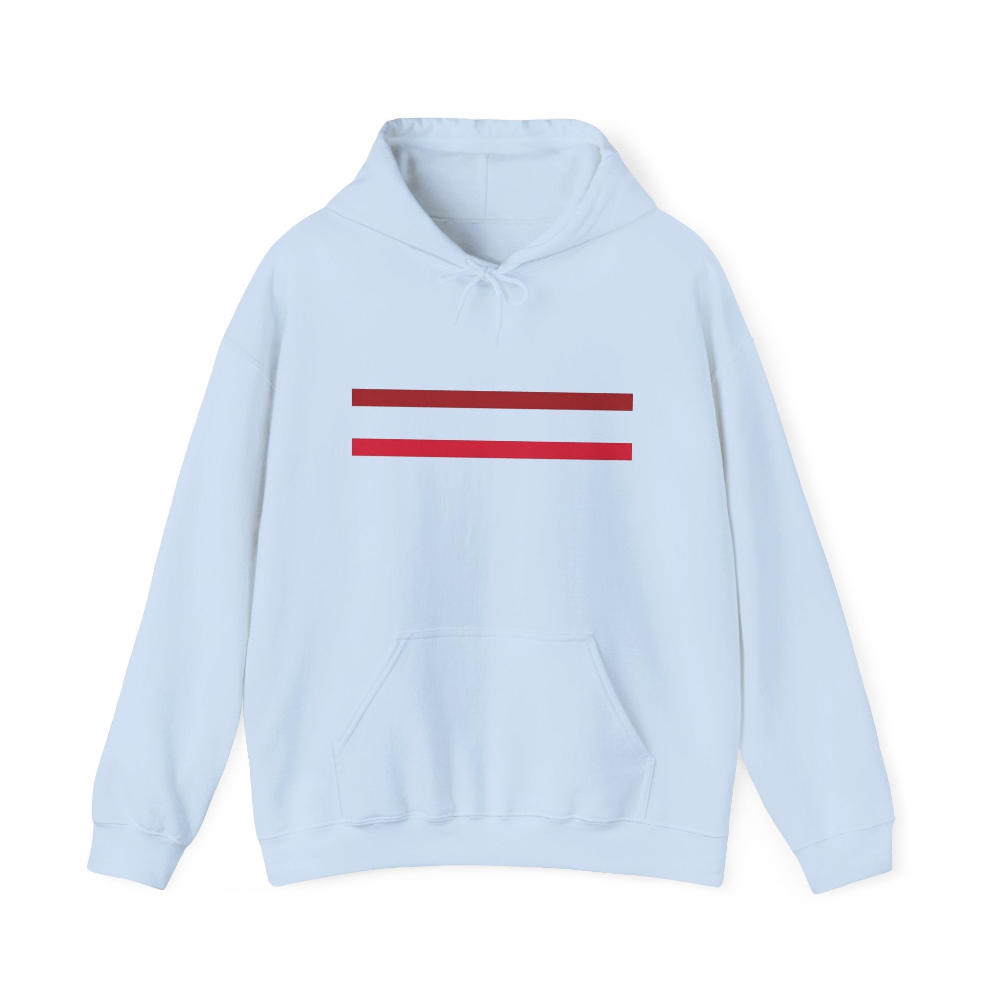 Mr Fook - Original  Minimalist Red Stripe Hoodie