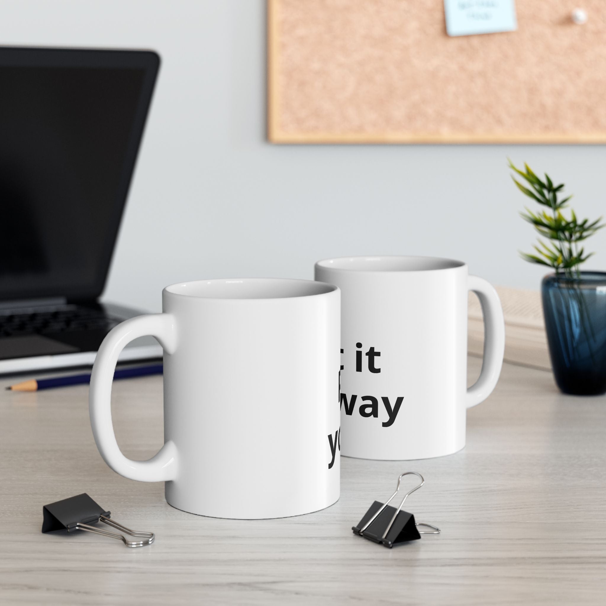 Taza de cerámica – Taza de café con el estampado "Print It Your Way" (325 ml y 444 ml)