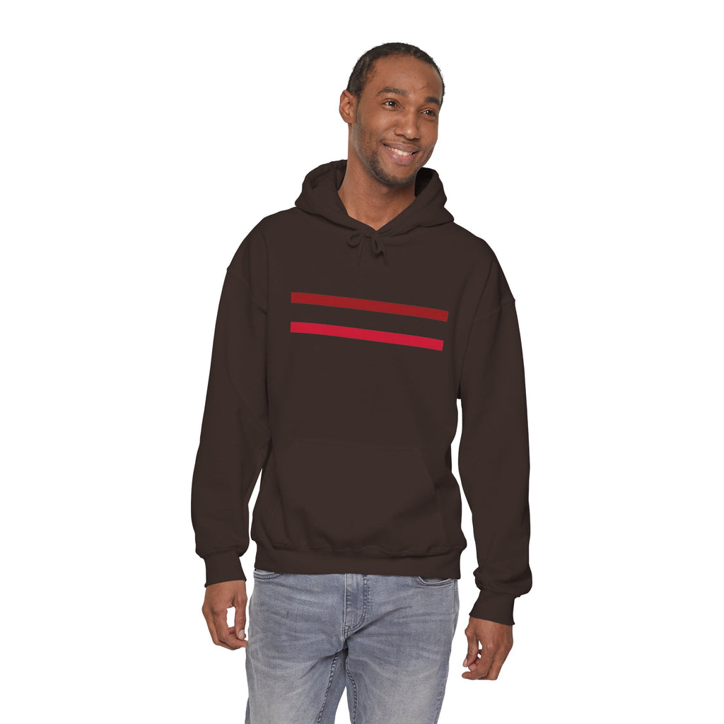 Mr Fook - Original  Minimalist Red Stripe Hoodie