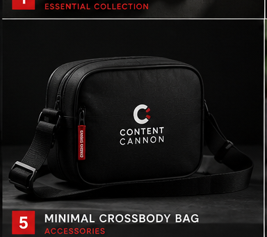 Content Cannon Minimal Crossbody Bag
