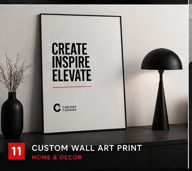 Content Cannon Custom Wall Art Print